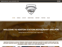 Tablet Screenshot of kentonstationportland.com